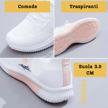 Sneakers da donna Traspiranti